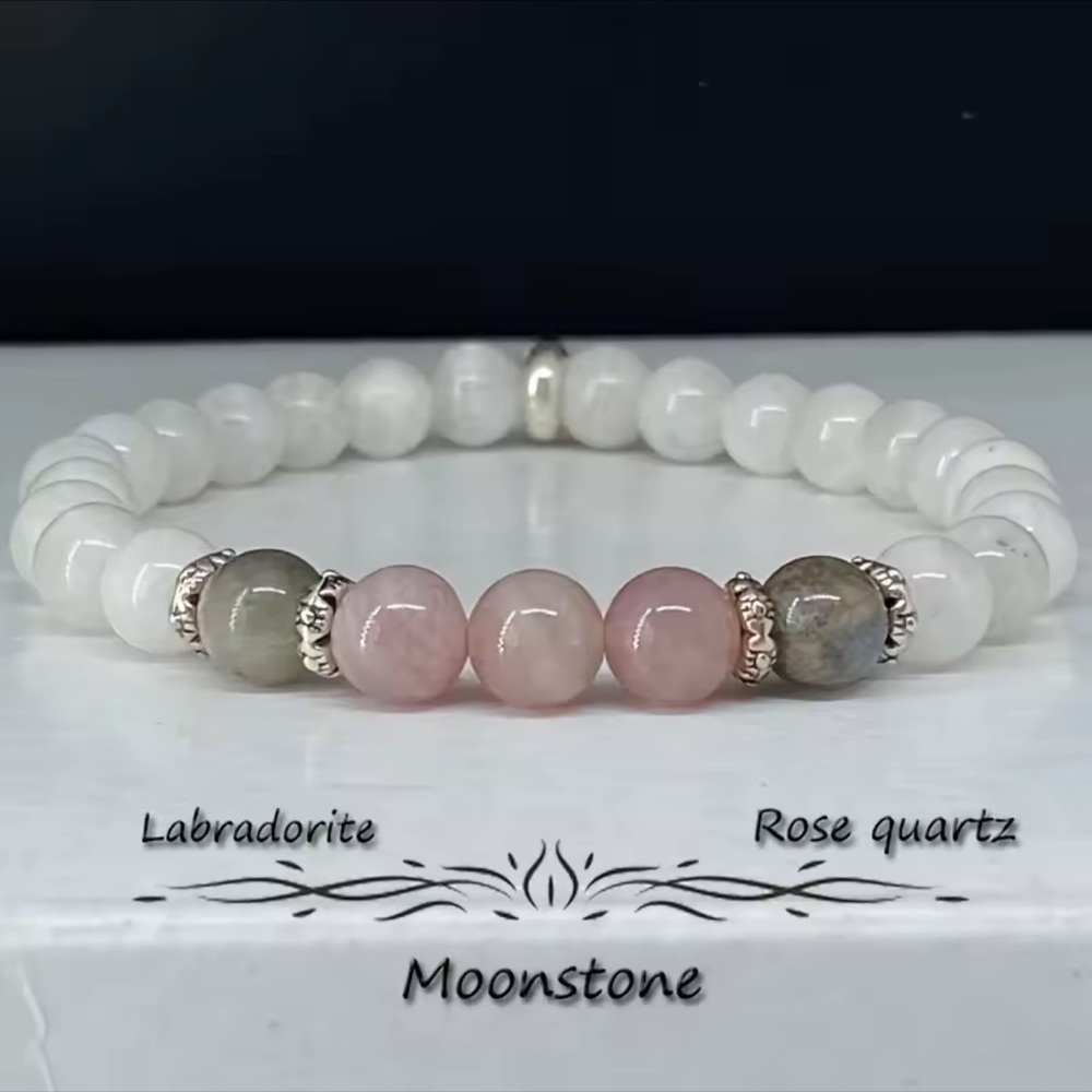 Healing Crystal Beaded Bracelet Natural Bracelet - Picture 7 of 9